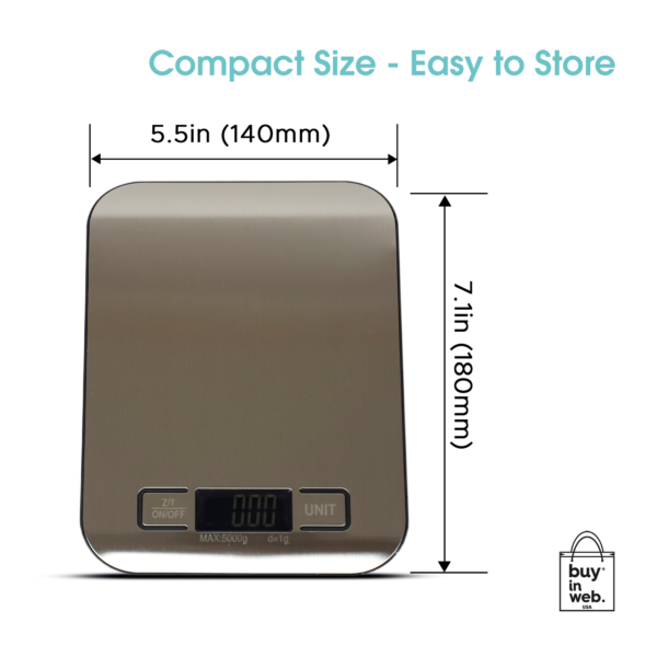 5 Kg Kitchen Scale, Buy In Web Kitchen Scale, Kitchen Scale Size
