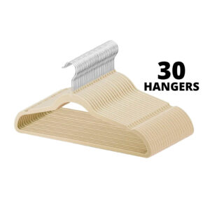 30 Beige Velvet Hanger, Buy in Web Hanger