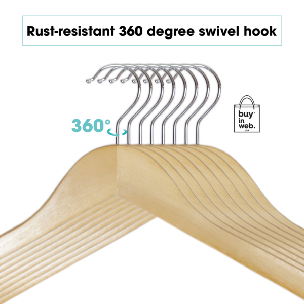 Natural Hanger, Buy in Web, Buy in Web Natural Hanger, rust-resistant, 360 degree swivel hook