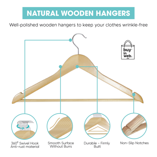 Natural Hanger, Buy in Web, Buy in Web Natural Hanger, well-polished